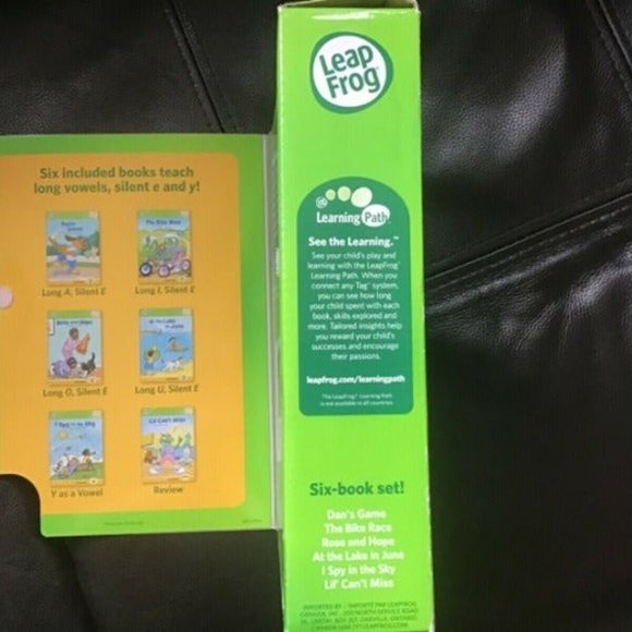 Leapfrog Learn to Read (6) Books Long vowels Set New In Box! - Picture 2 of 10